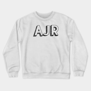 AJR <\\> Typography Design Crewneck Sweatshirt